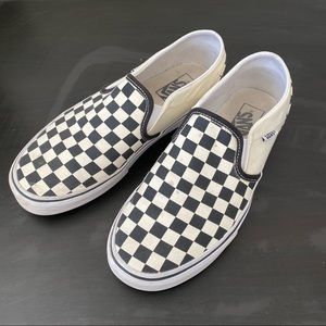 Vans Checkered Slip Ons